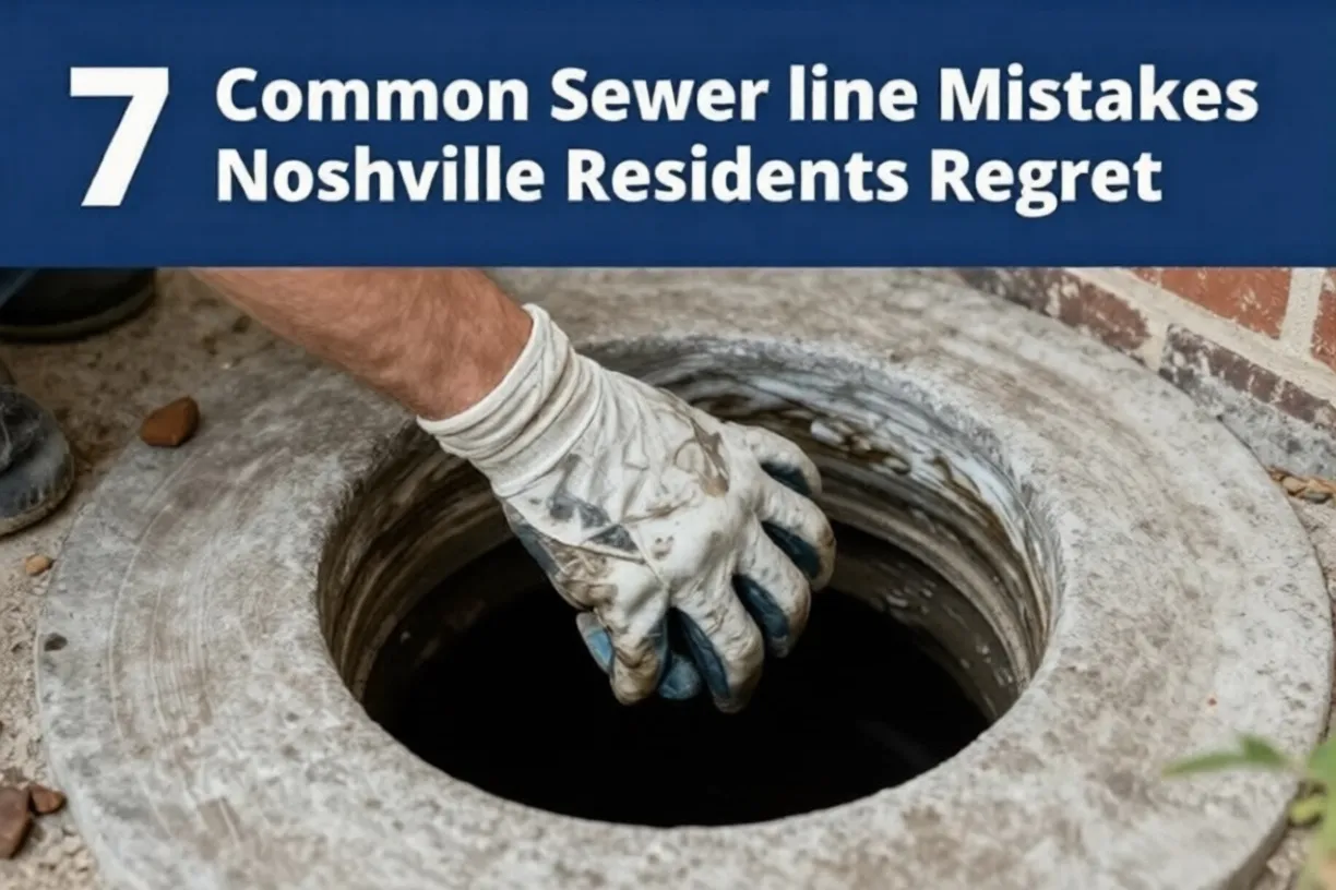  7 Common Sewer Line Mistakes Nashville Residents Regret